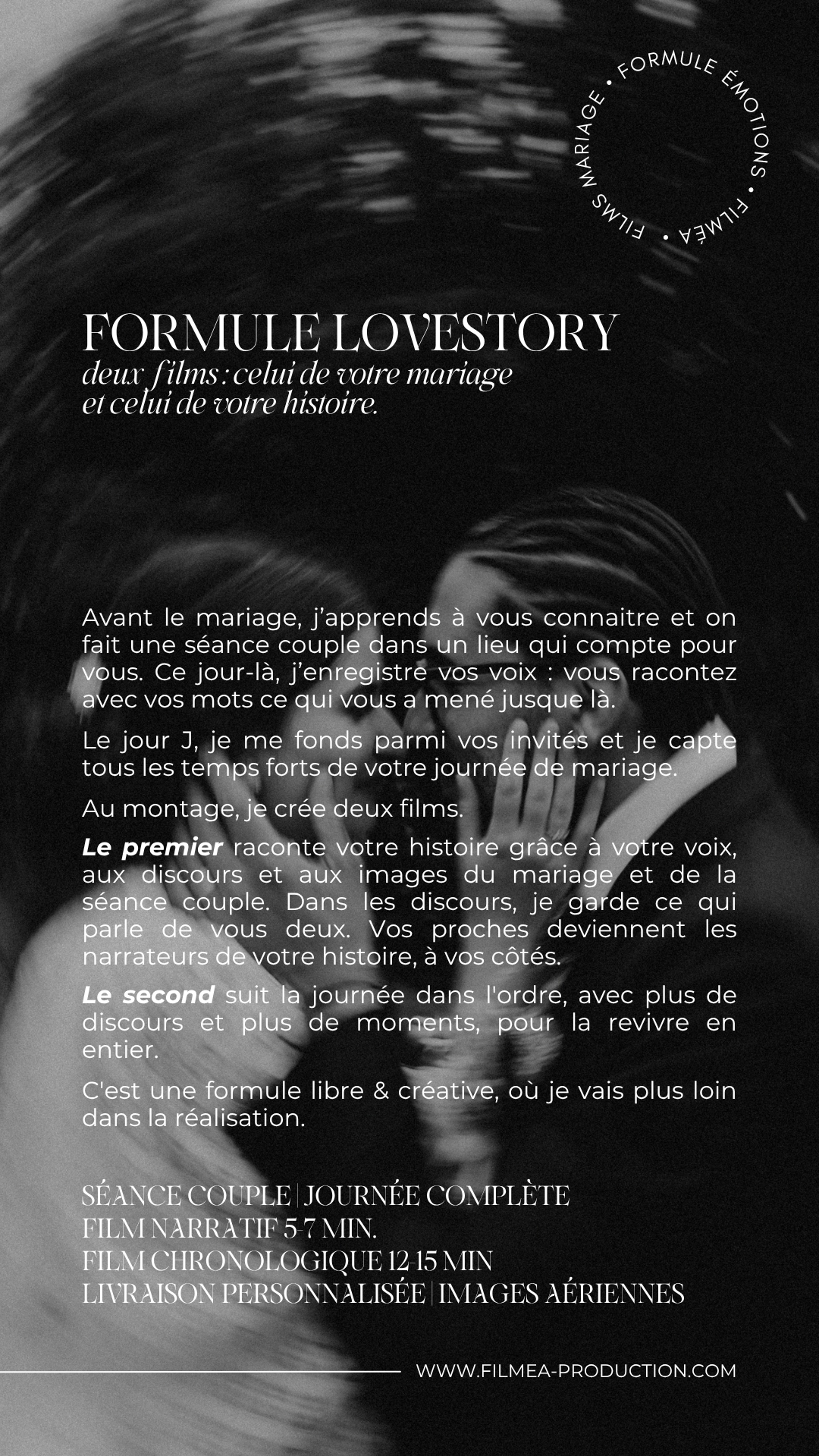 Tarif vidéaste mariage Limoges
